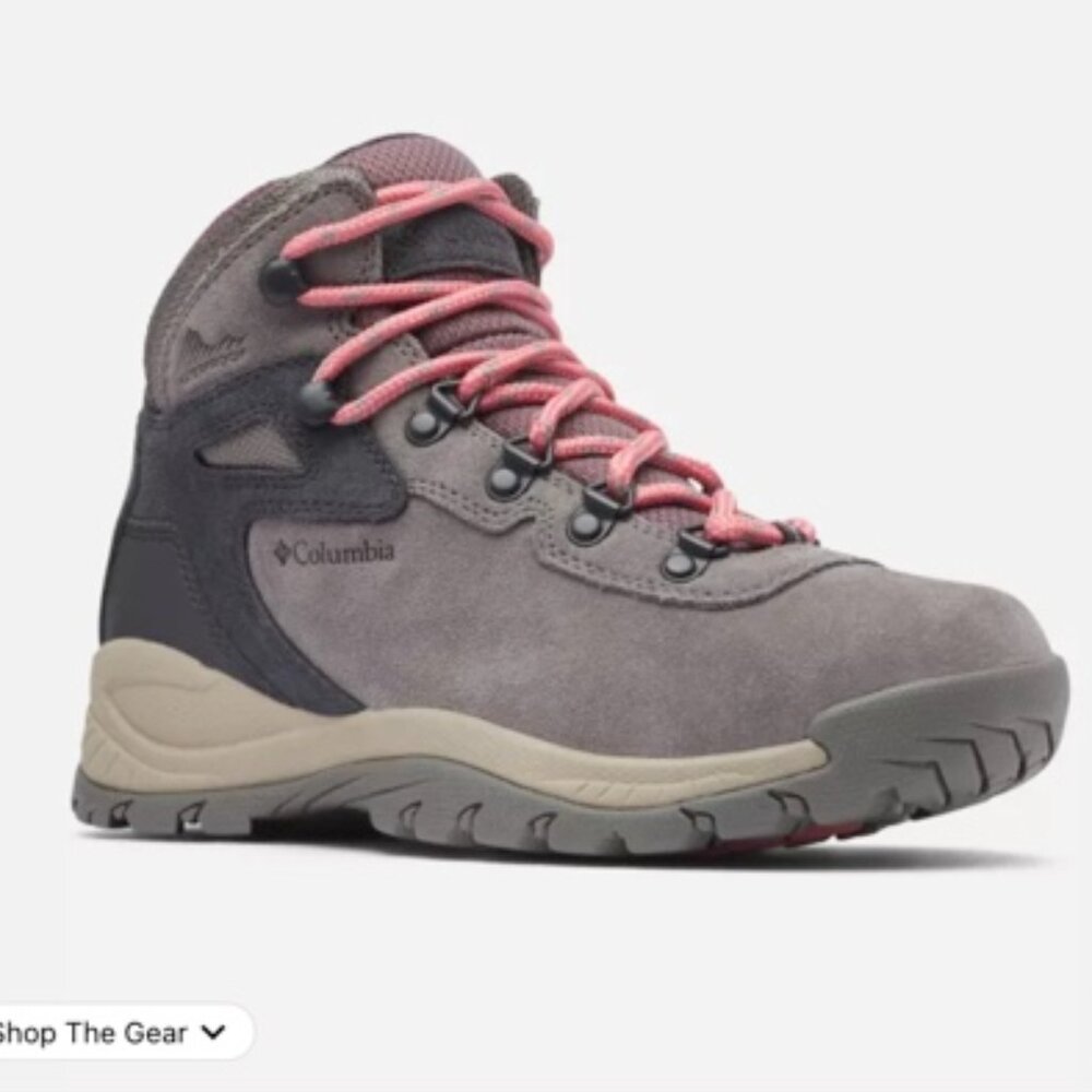 Columbia Newton Ridge womens hiking boots grey